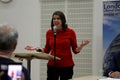 Jo Swinson, Liberal Democrat MP for East Dunbartonshire, speaking at the partyÃ¢â¬â¢s leadership